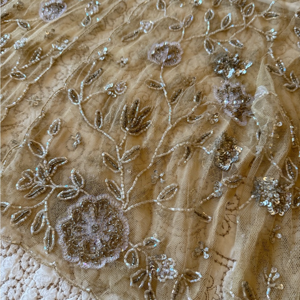 Beautiful sheer fully beaded fairy bolero✨